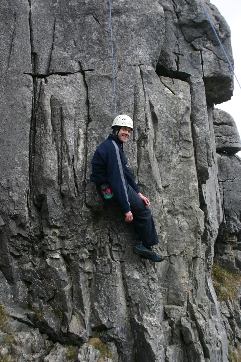 Pete Climbing No Handed, Twisleton Scars